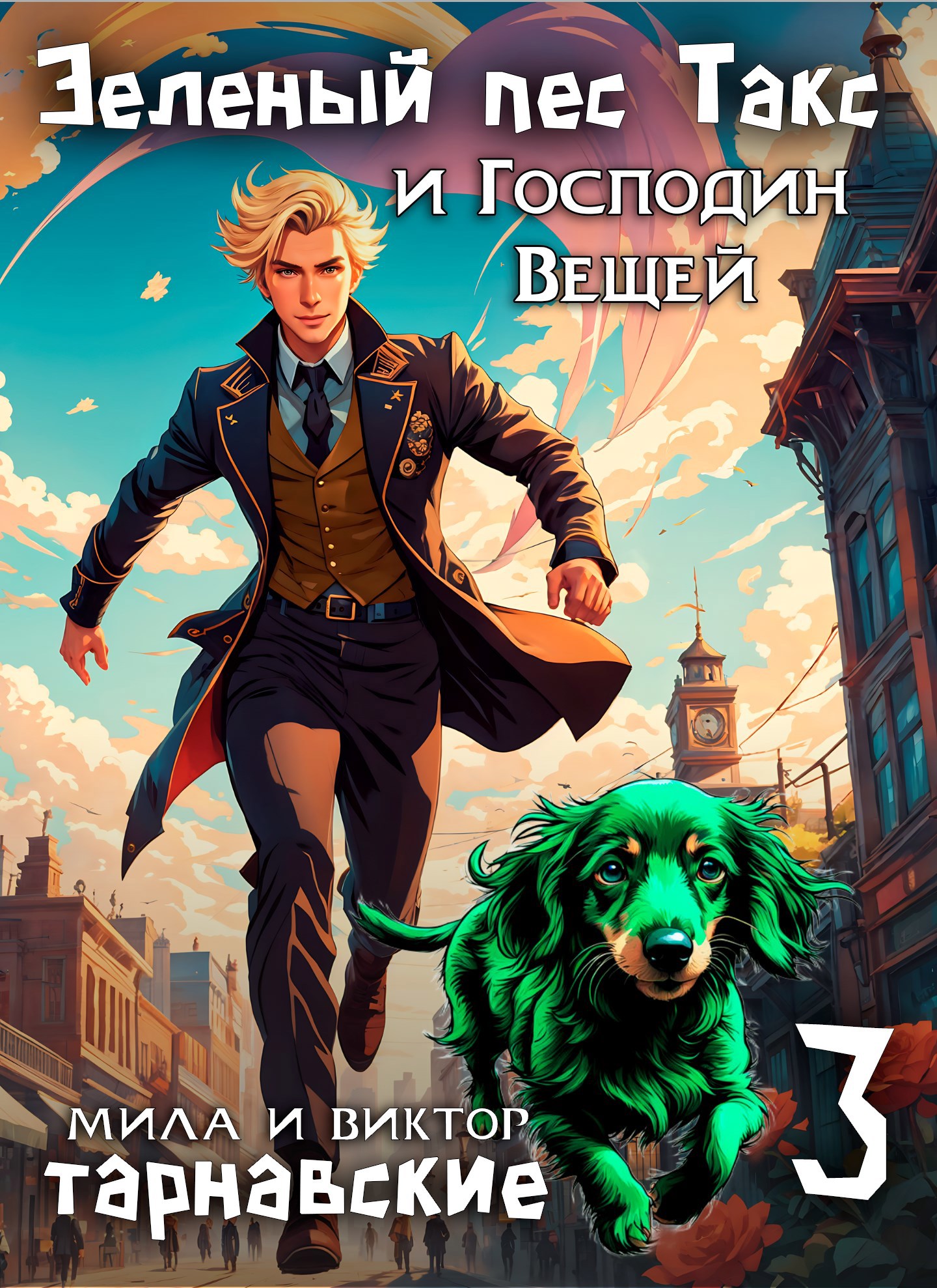 Обложка произведения Зелёный пёс Такс и Господин Вещей. Часть 3