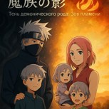 Обложка произведения «Мадзоку но кагэ: Honō no Izanai».