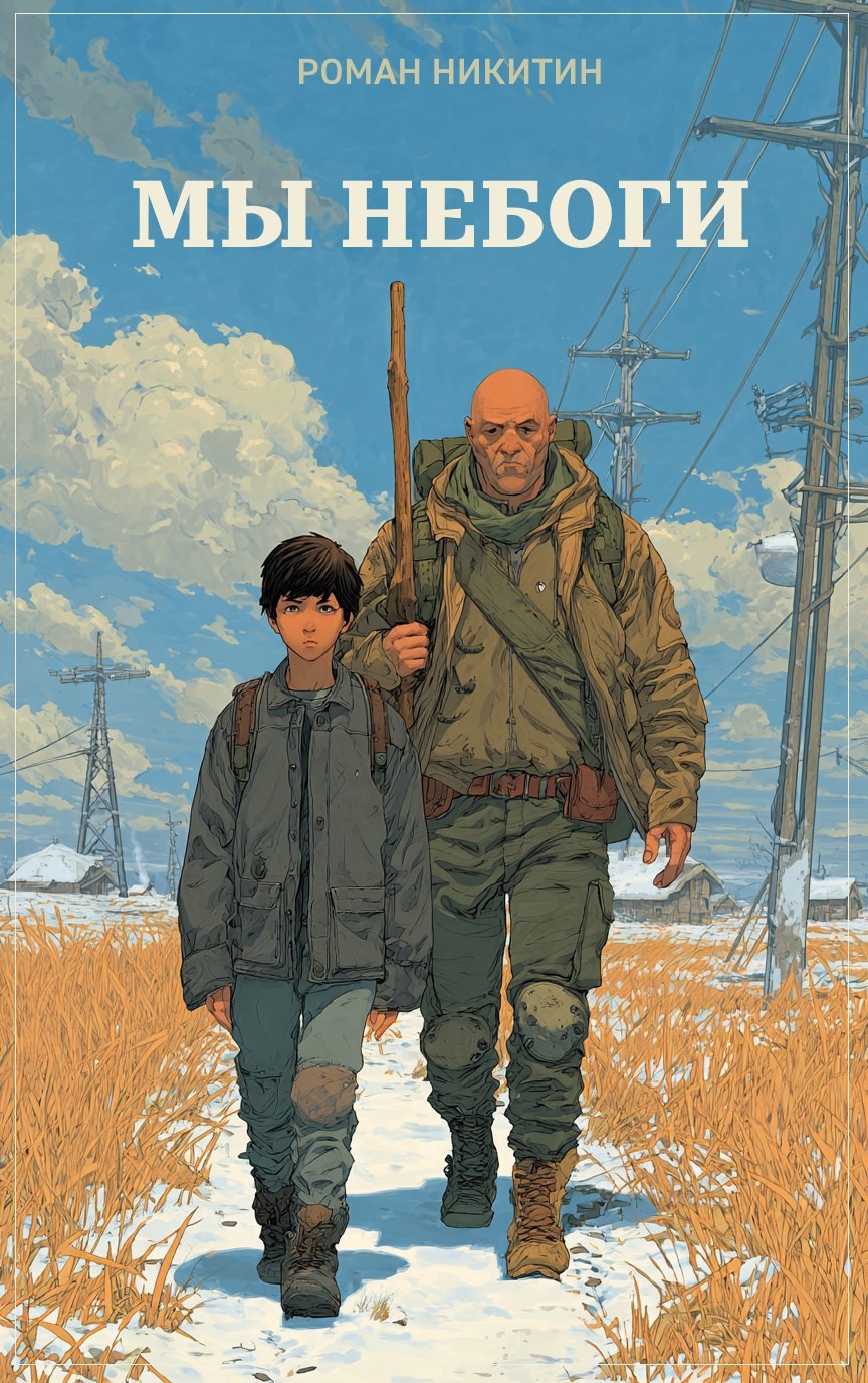 Обложка произведения "Мы небоги". Том 1. "Убийца собак"