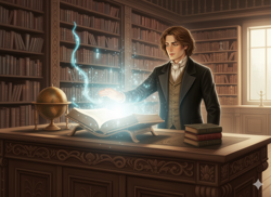 Ректор сжигает книгу и...