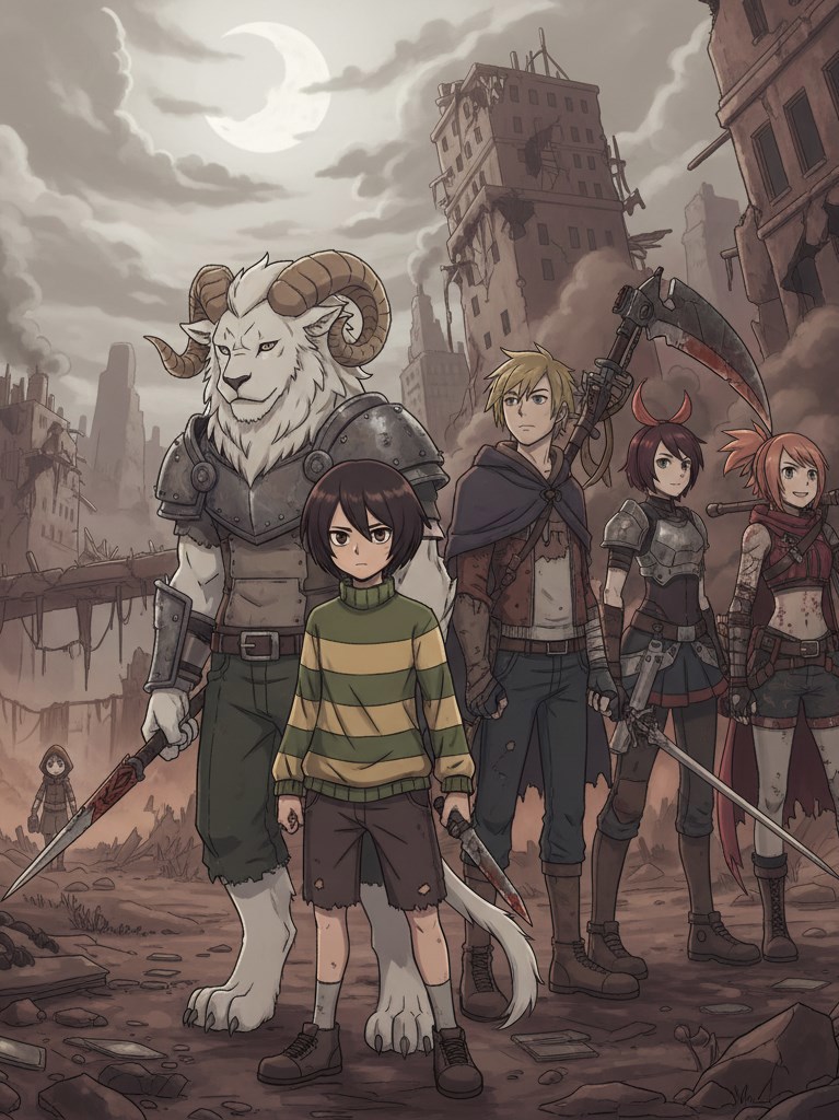 Обложка произведения Осколки Невероятного (RWBY x Undertale)