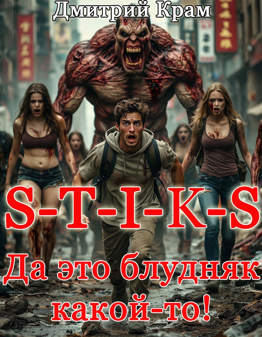 Обложка произведения S-T-I-K-S. Да это блудняк какой-то