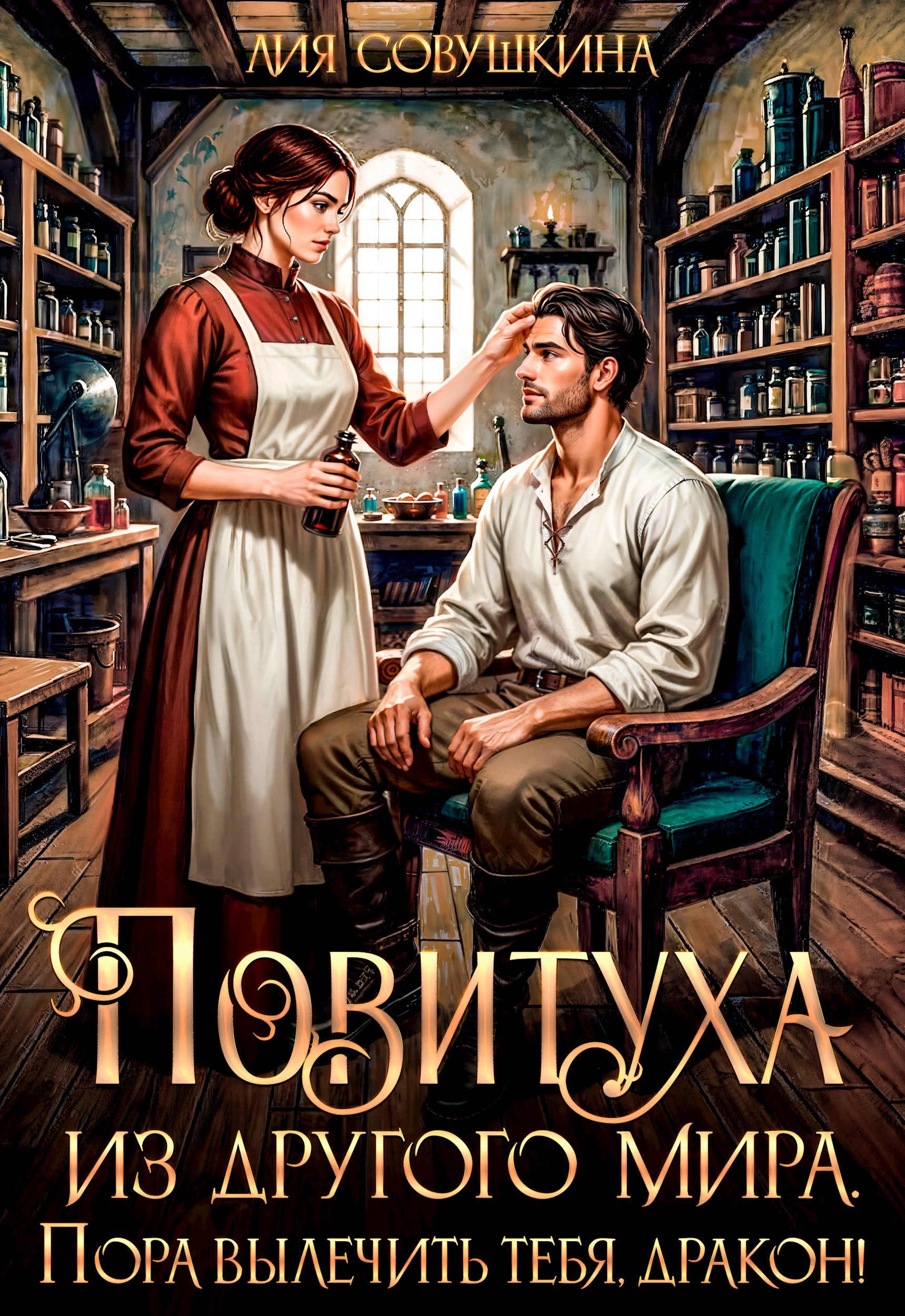 Обложка произведения Повитуха из другого мира. Пора вылечить тебя, дракон!