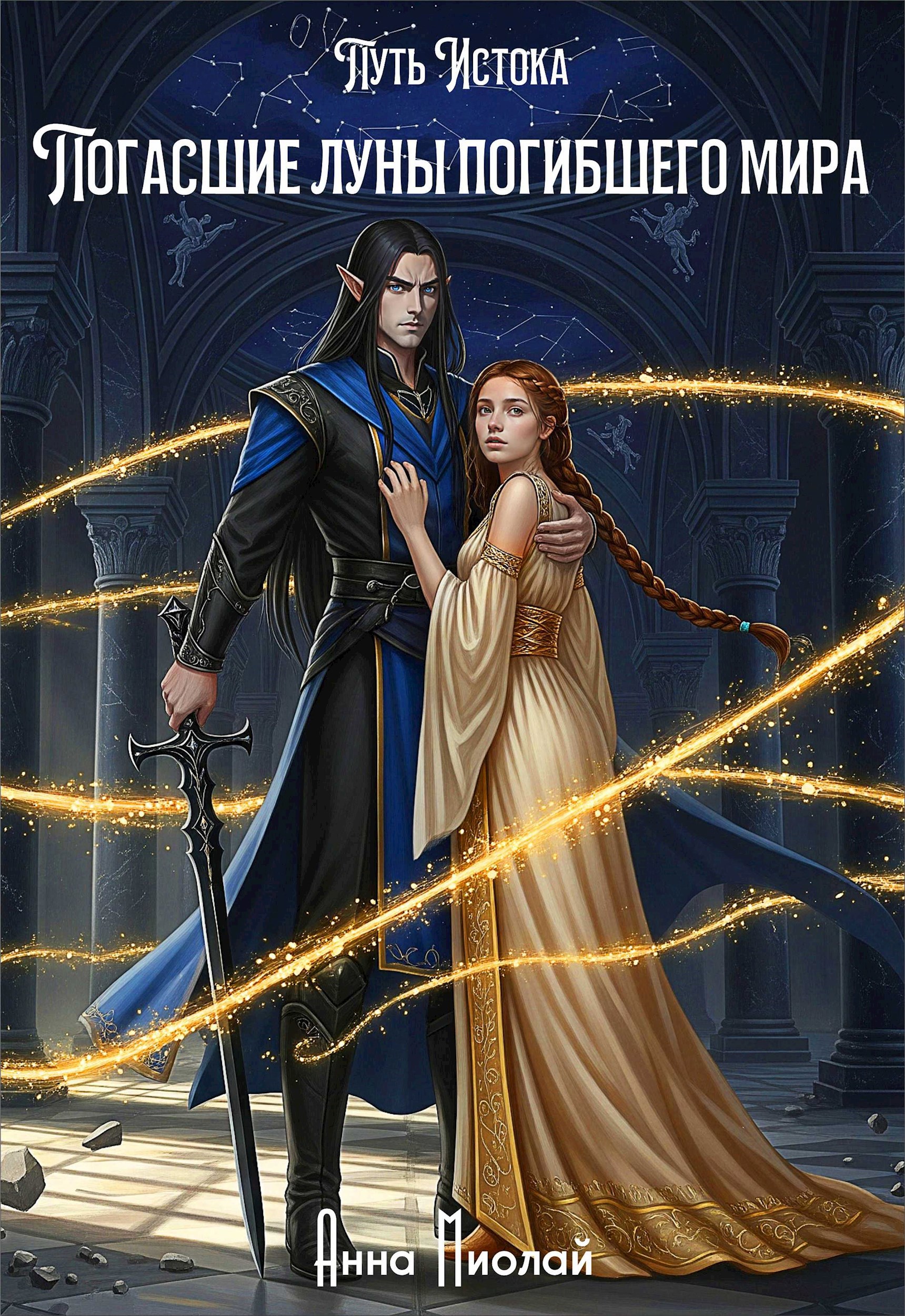 Обложка произведения Погасшие луны погибшего мира