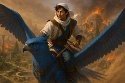 Медрен и Аспан в пустыне