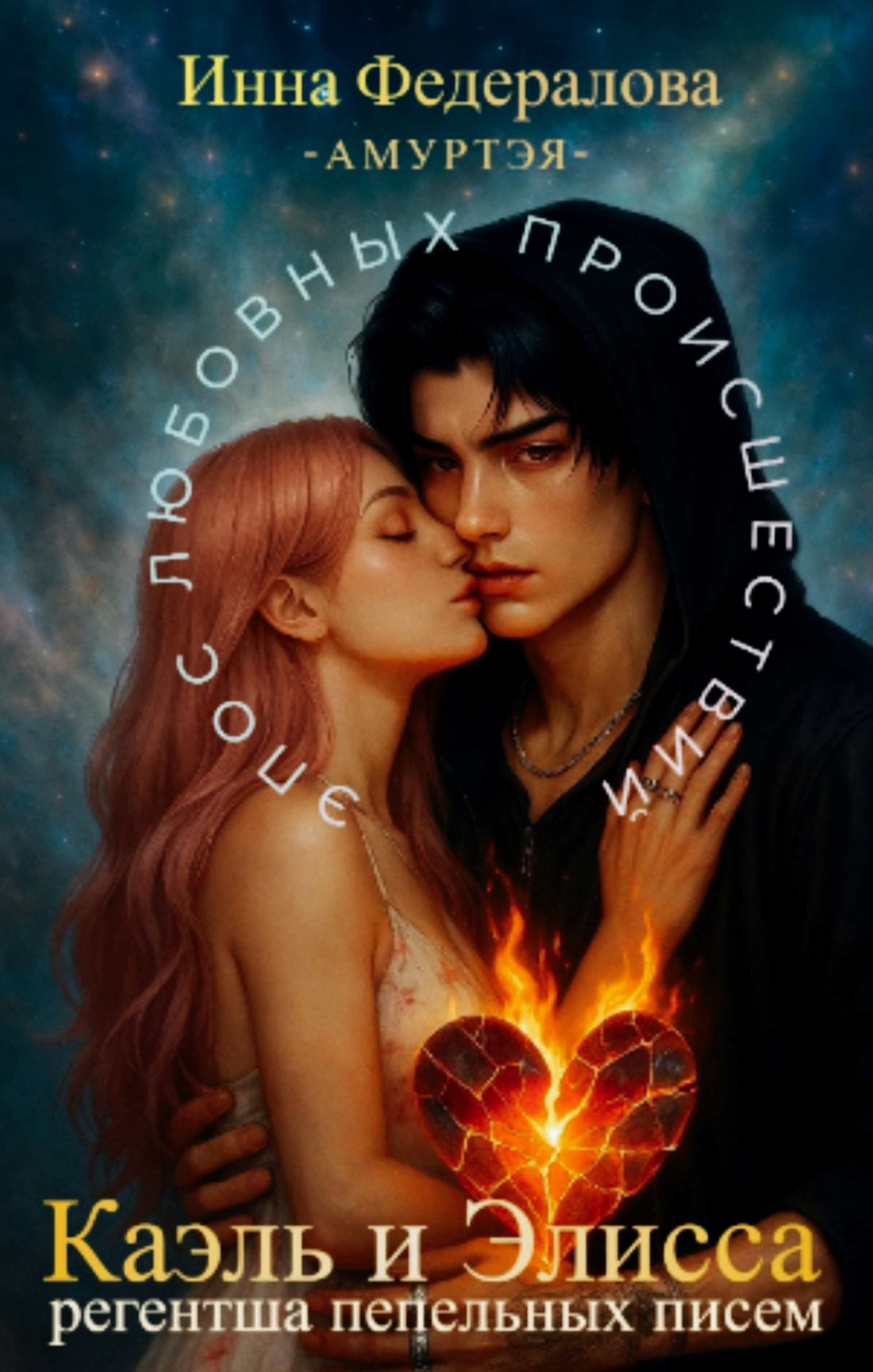 Обложка произведения Каэль и Элисса. Регентша пепельных писем