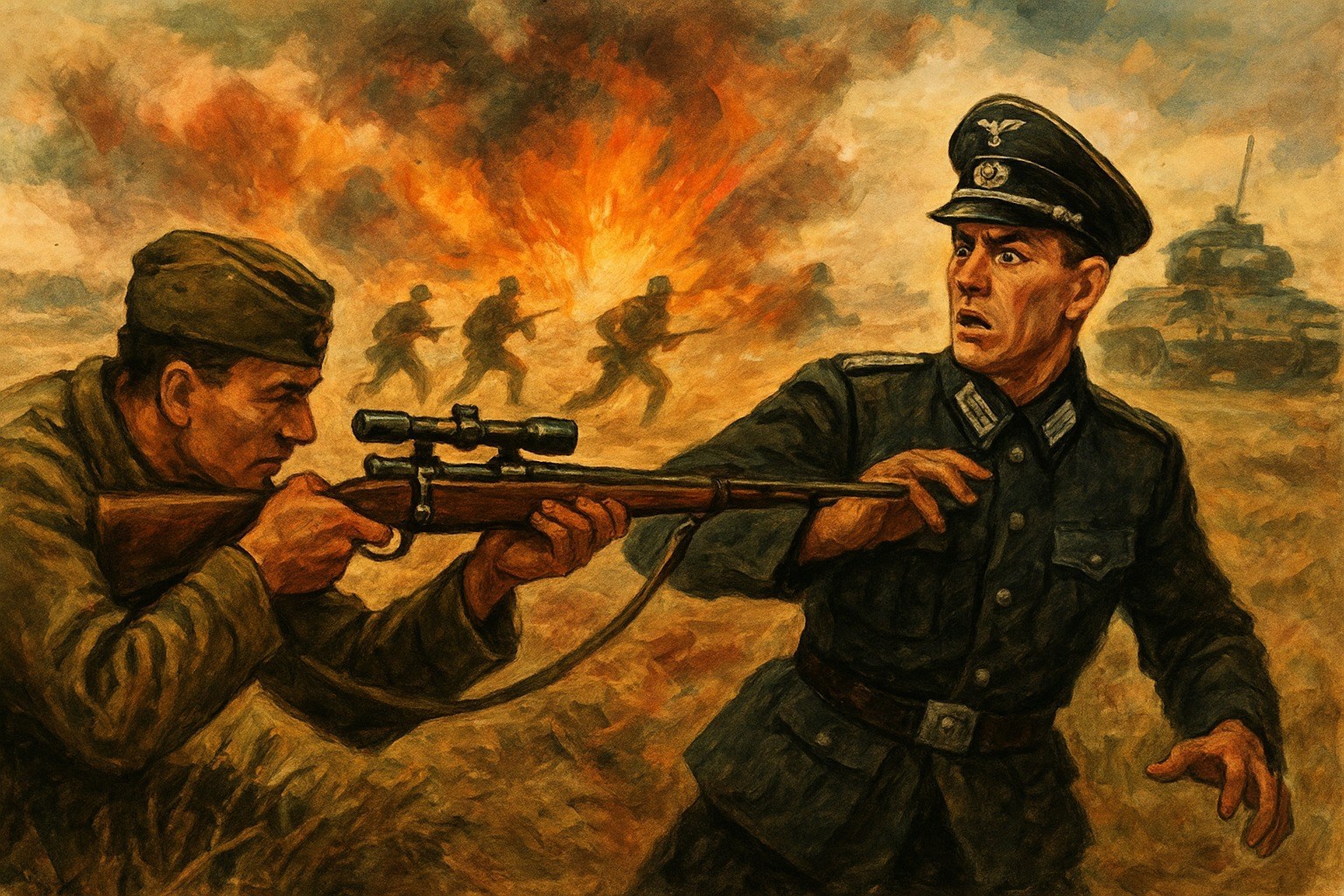 Обложка произведения Снайпер