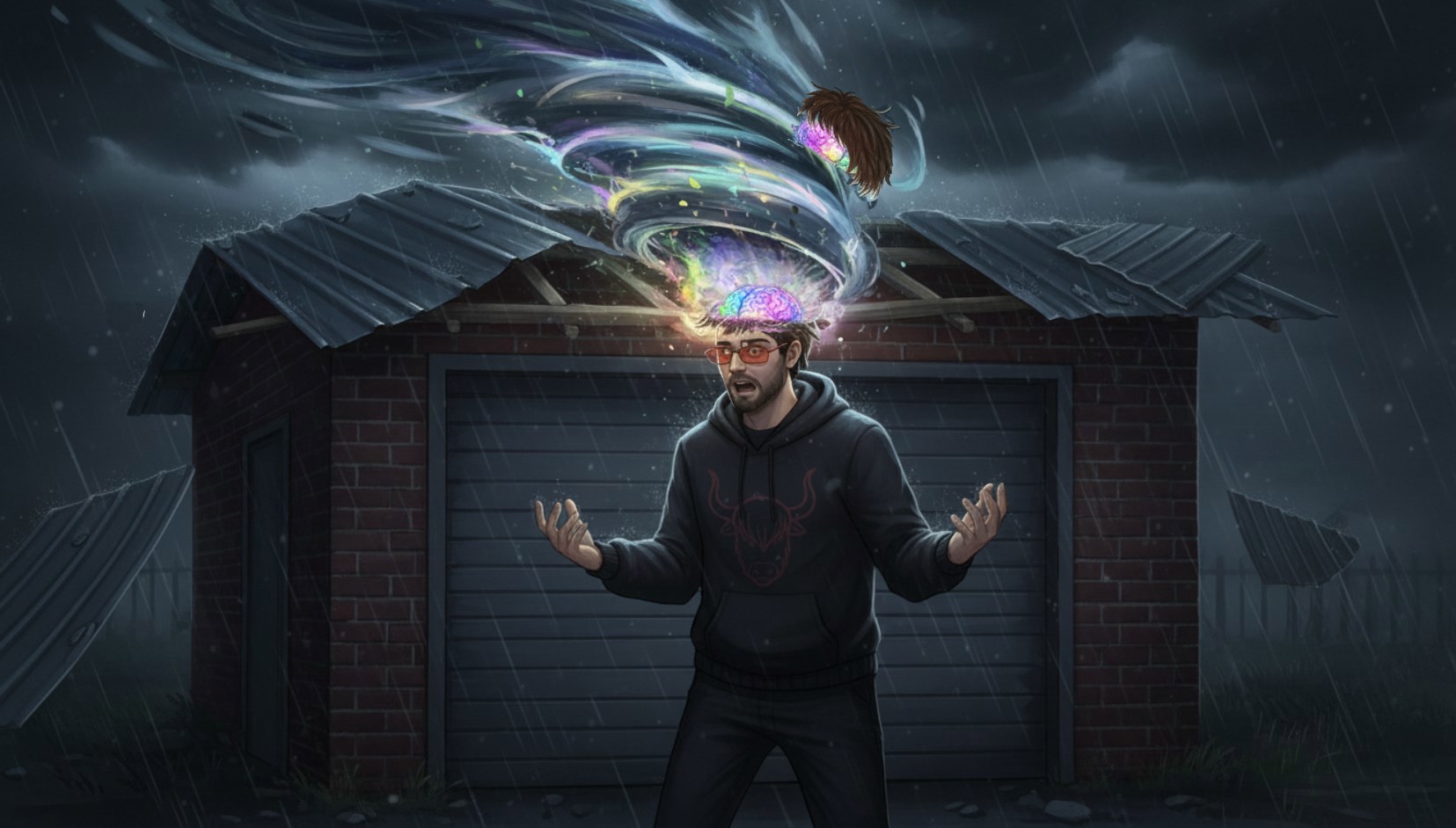 Обложка книги «История о моей сорванной крыше»