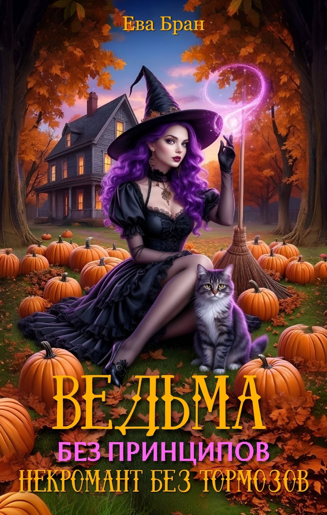 Обложка произведения Ведьма без принципов, некромант без тормозов.