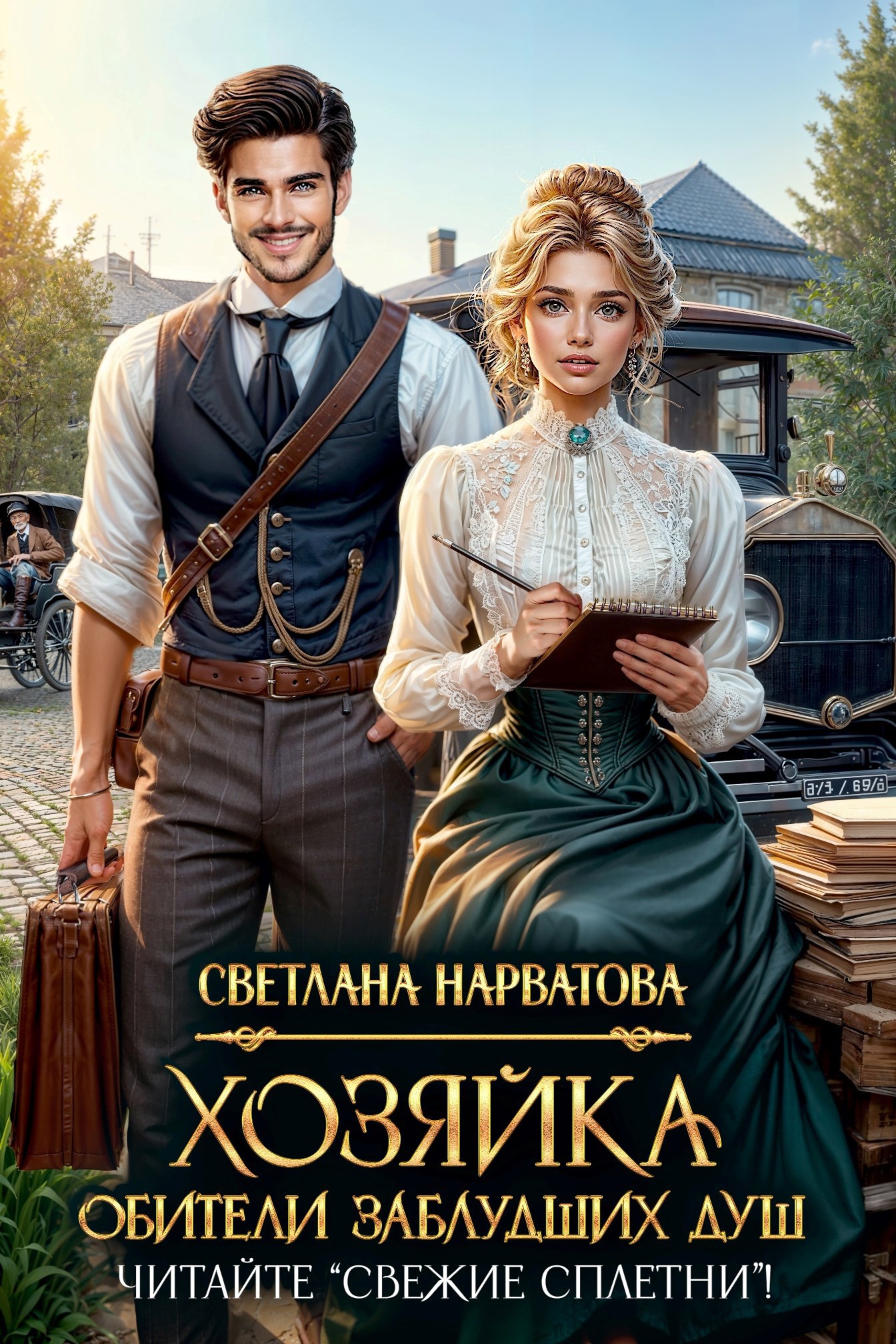 Обложка произведения Хозяйка Обители заблудших душ. Читайте "Свежие сплетни"!