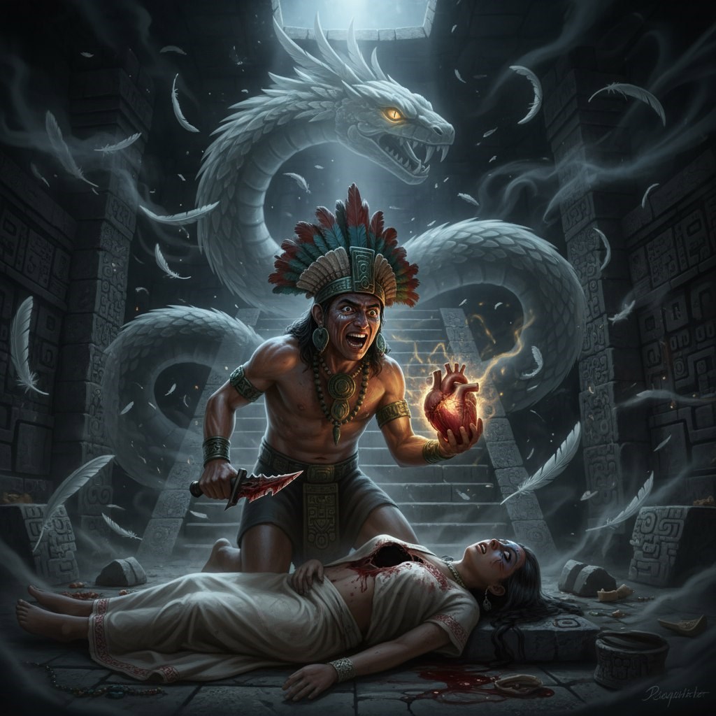 Обложка произведения Перо Кетцалькоатль