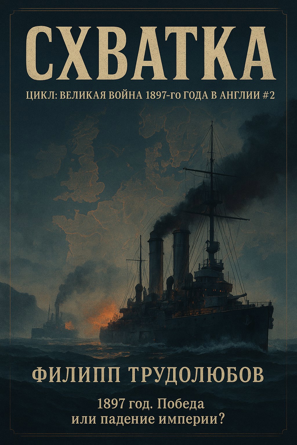 Обложка произведения Схватка