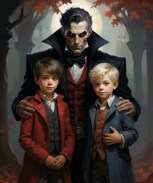 Обложка произведения Дедушка вампир.