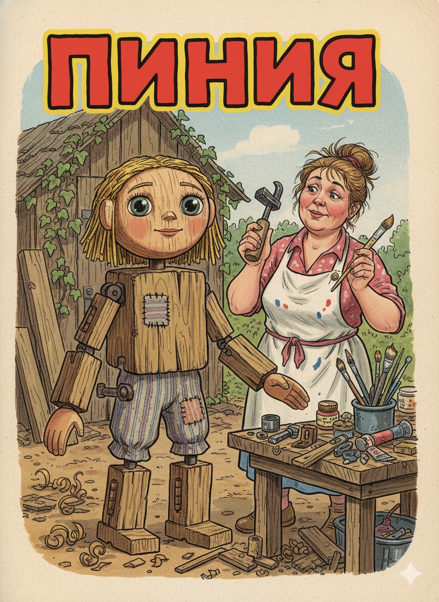 Обложка книги «Пиния»