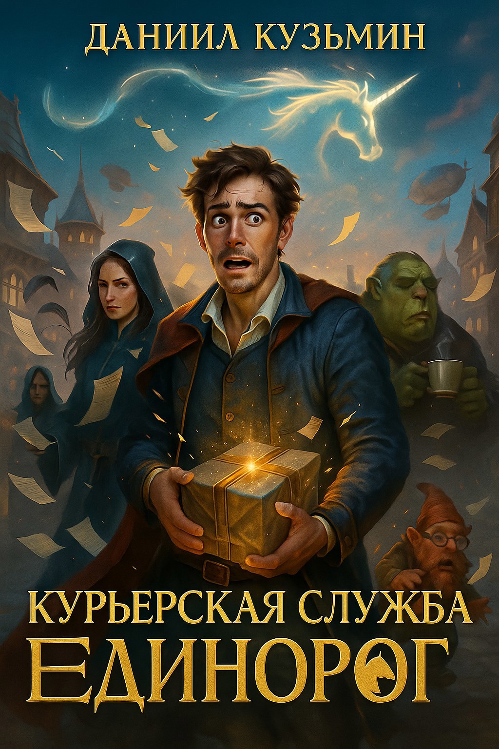 Обложка произведения Курьерская служба «Единорог»