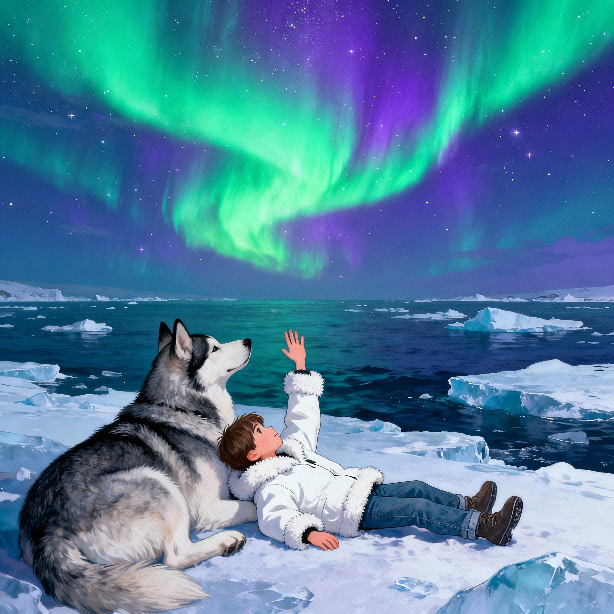 Обложка произведения Дело о северном сиянии, или Пёс Харон и его навигатор