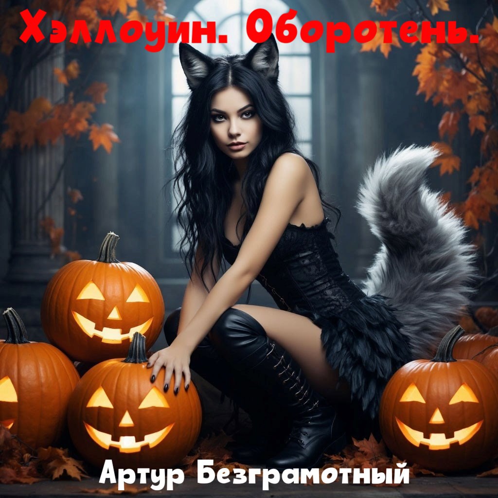 Обложка произведения Хэллоуин. Оборотень.