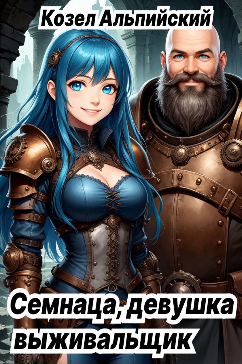 Обложка произведения Семнаца, Девушка Выживальщик