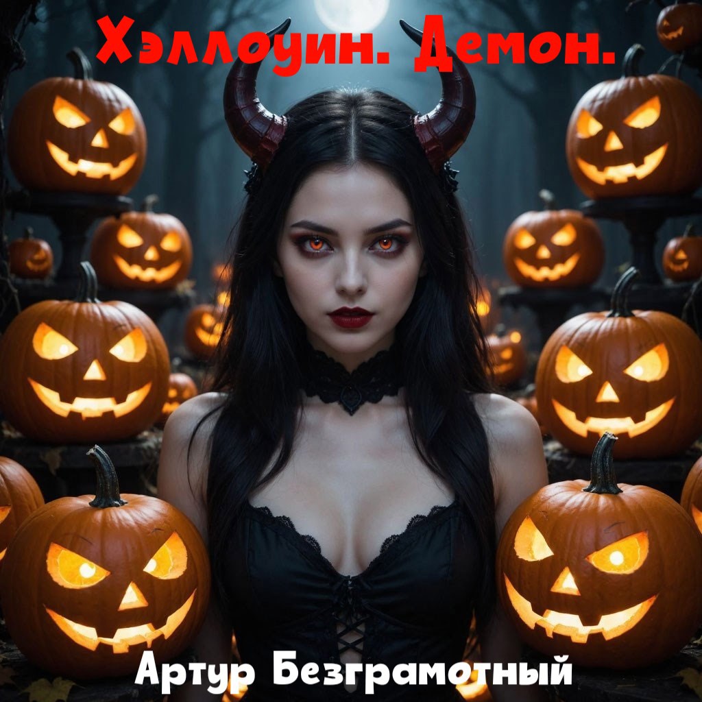 Обложка произведения Хэллоуин. Демон.