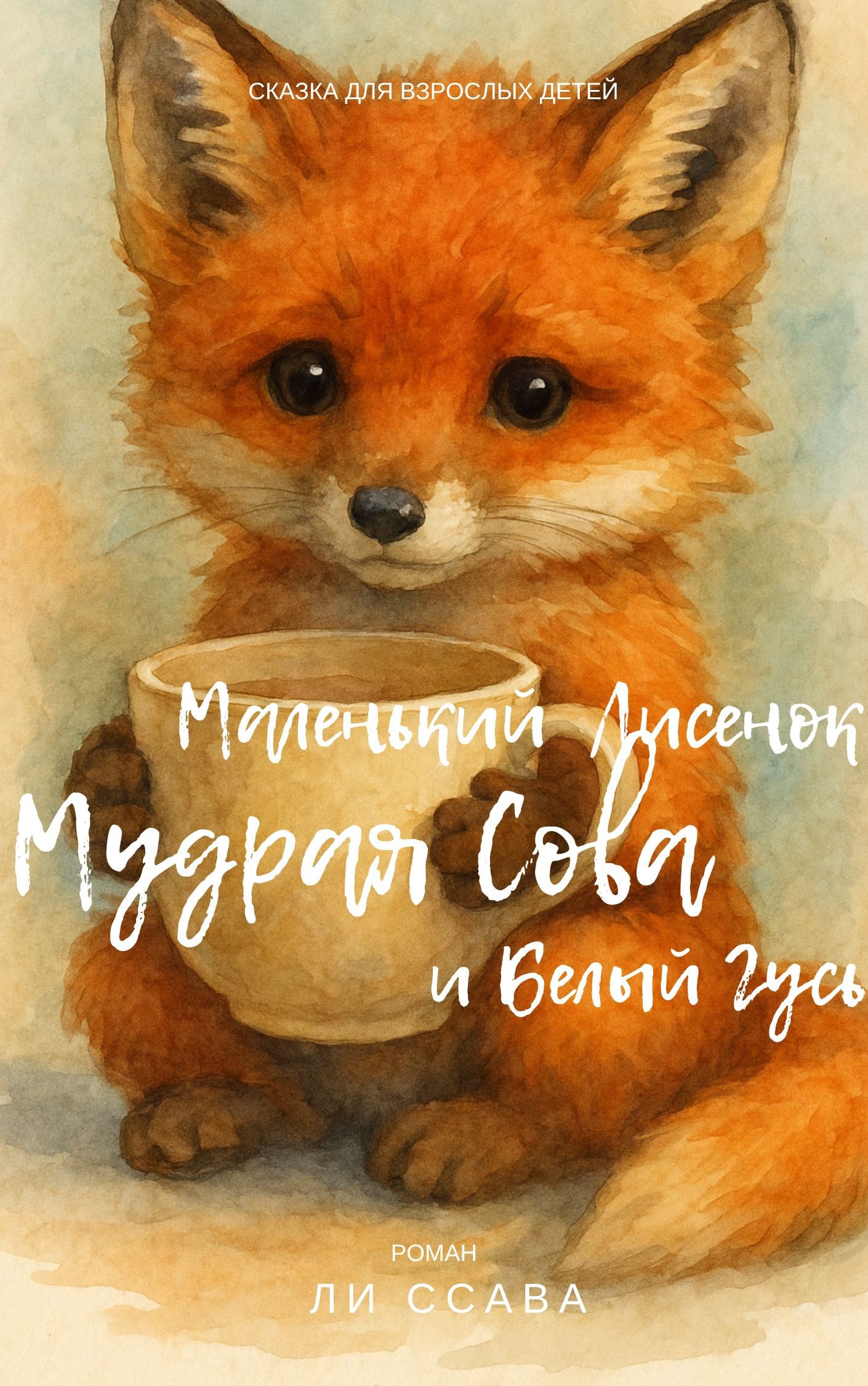 Обложка произведения Маленький Лисенок, Мудрая Сова и Белый Гусь