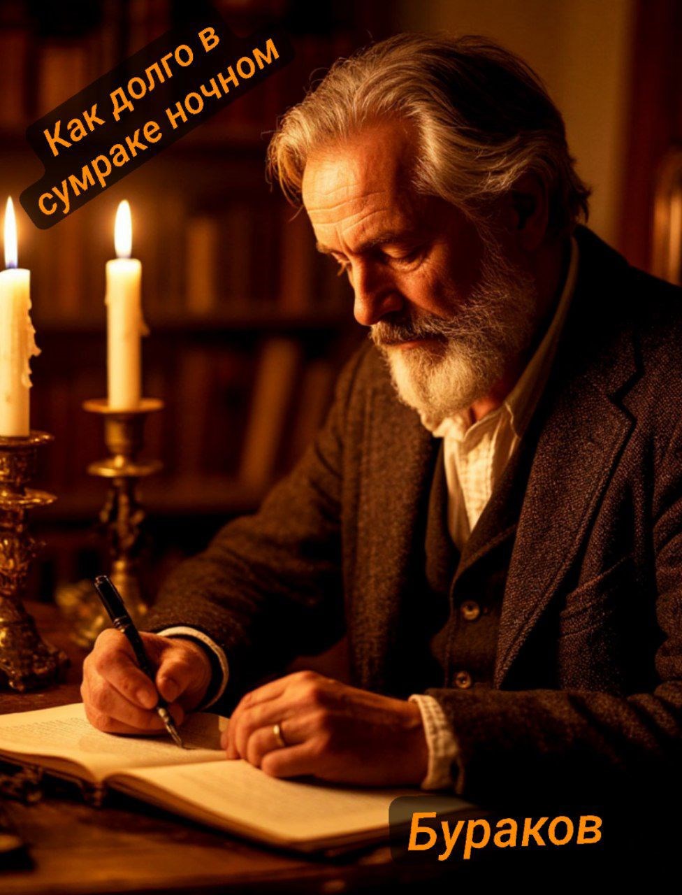 Обложка произведения Как долго в сумраке ночном (старинный романс)