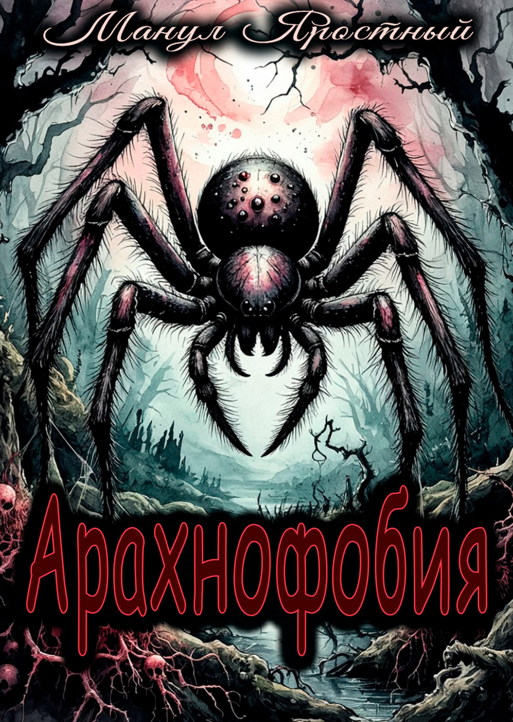 Обложка произведения Арахнофобия