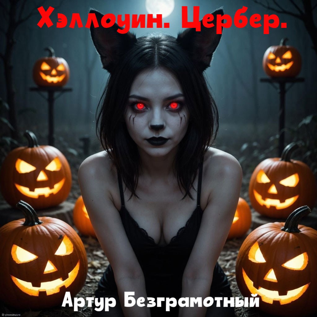 Обложка произведения Хэллоуин. Цербер.