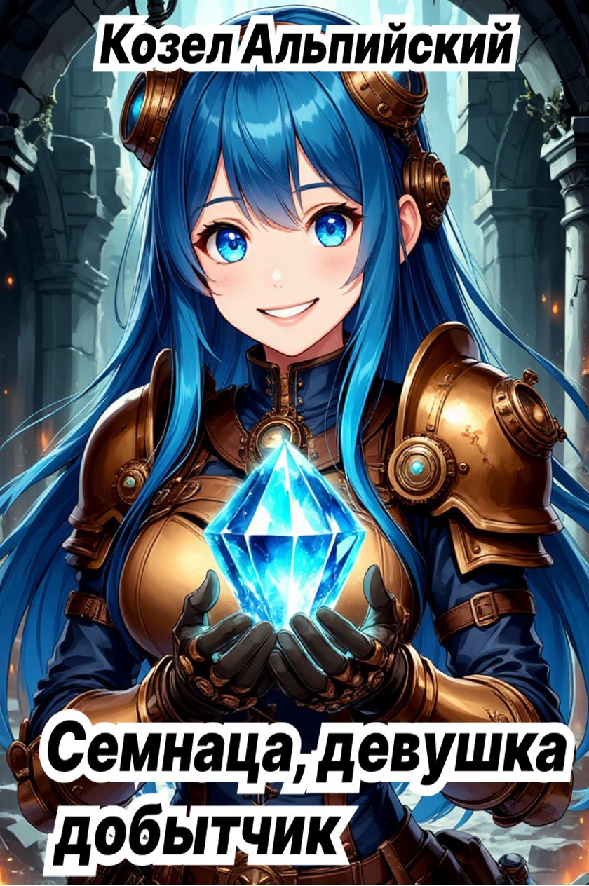 Обложка произведения Семнаца, Девушка Добытчик