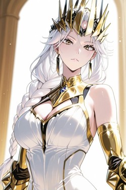 Королева, в своём костюме