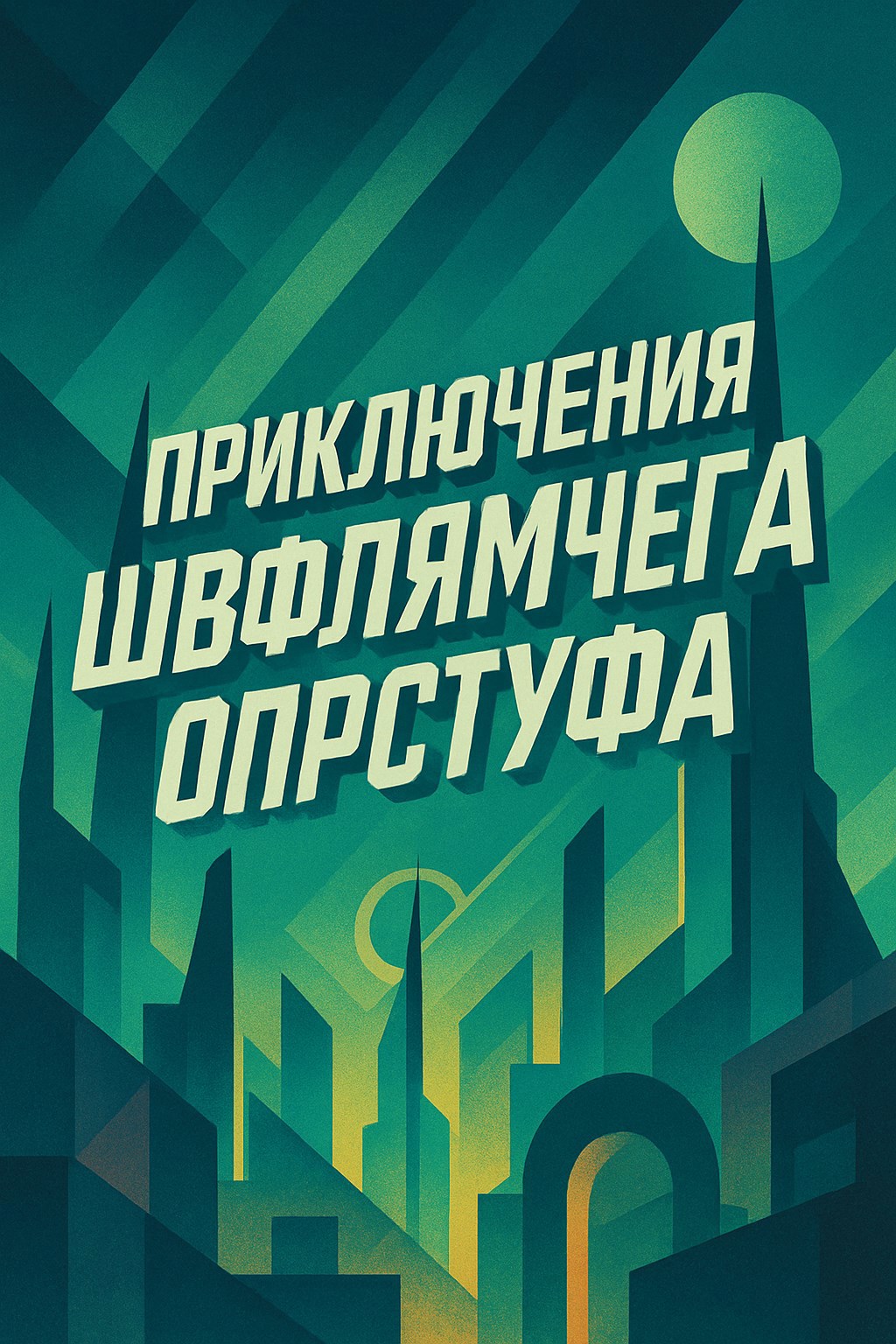 Обложка книги «Приключения Швфлямчега Опрстуфа»