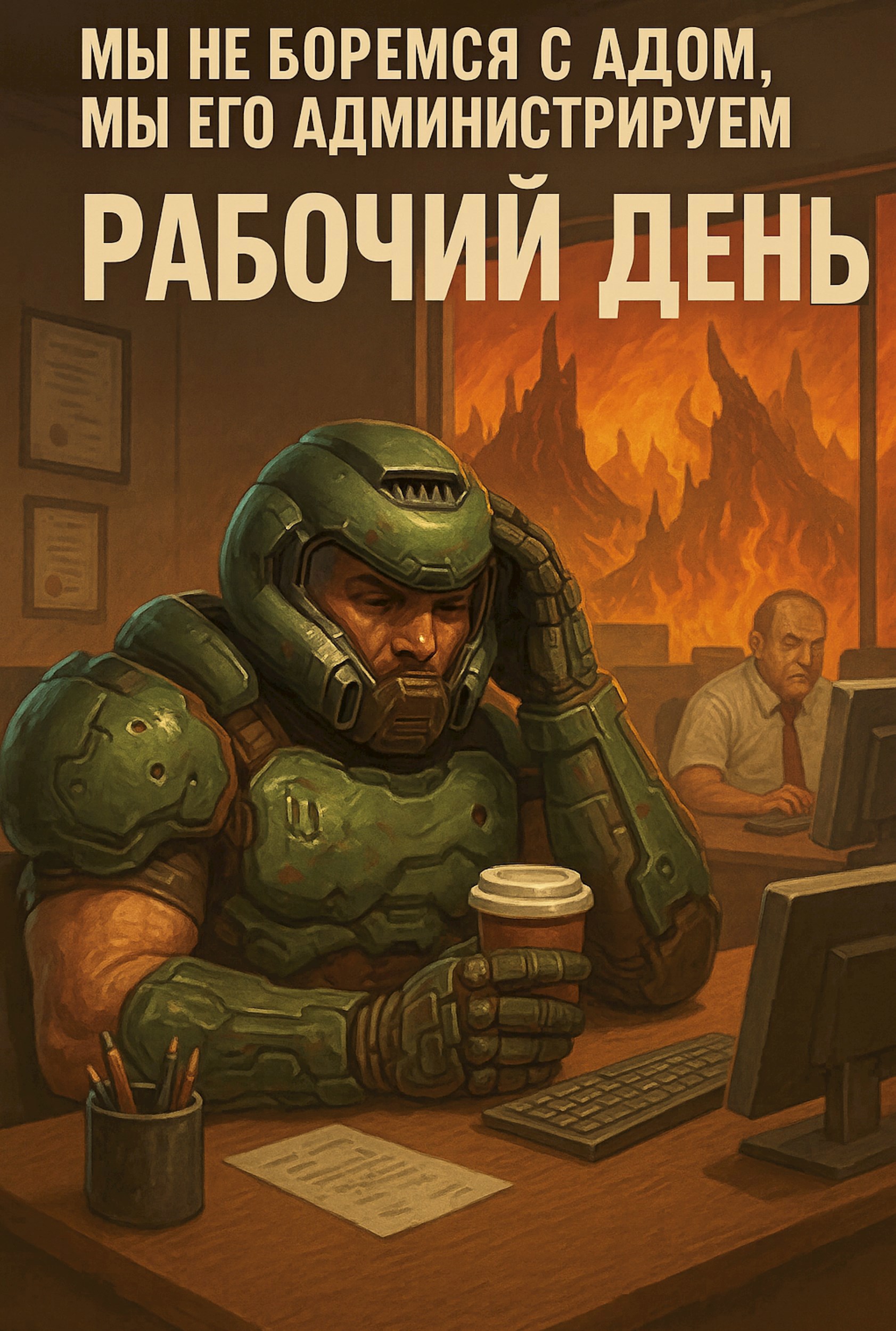 Обложка произведения Рабочий день