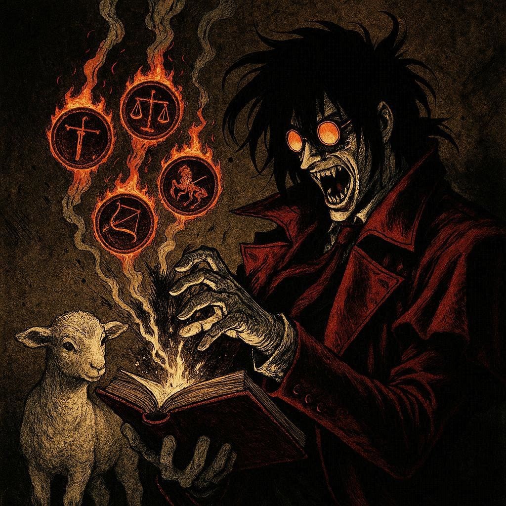 Обложка произведения Снятие печатей Агнцем как снятие печатей у Алукарда: санкционирование народного гнева