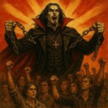 Обложка произведения Алукард: Освобожденный Дракула как символ освобожденного народа