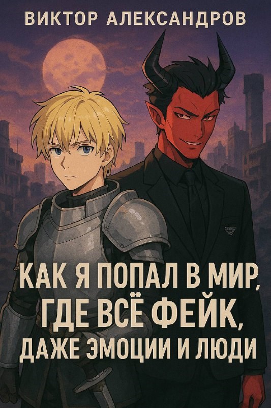 Обложка произведения Как я попал в мир где всё фейк, даже эмоции и люди