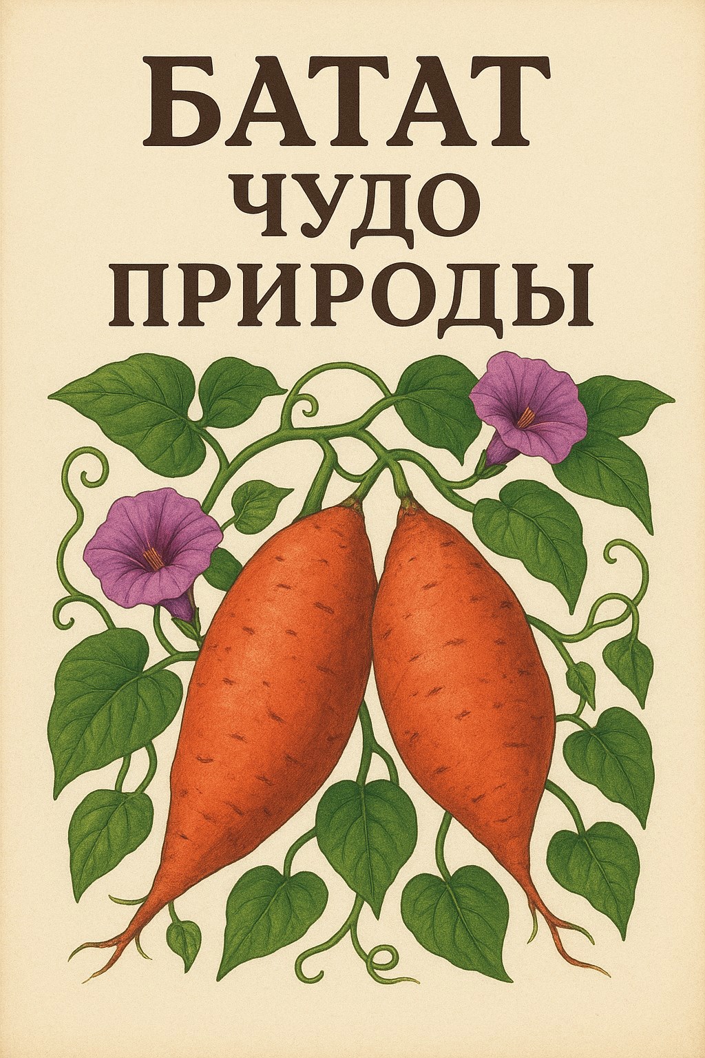 Обложка произведения Батат — чудо природы.