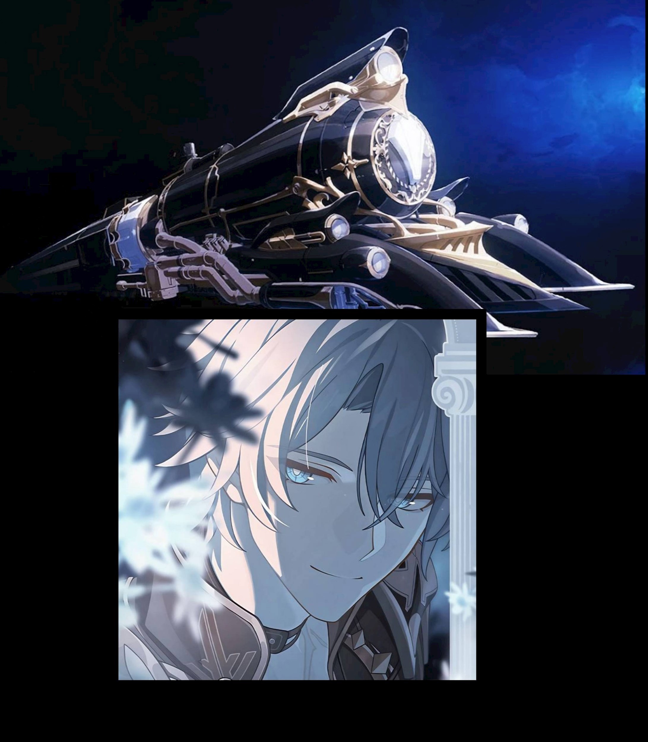 Обложка произведения Однажды на экспрессе (Honkai: Star Rail)