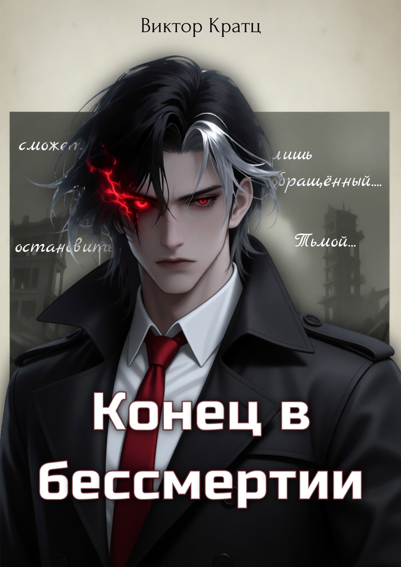 Обложка произведения Конец в бессмертии