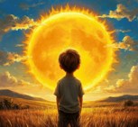 Обложка произведения Мальчик и солнце