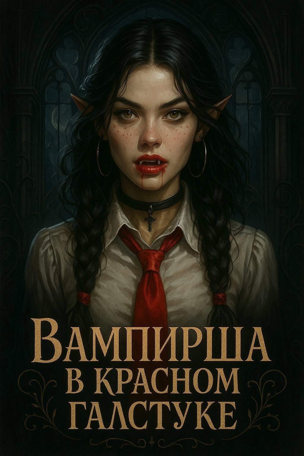 Обложка произведения Вампирша в красном галстуке