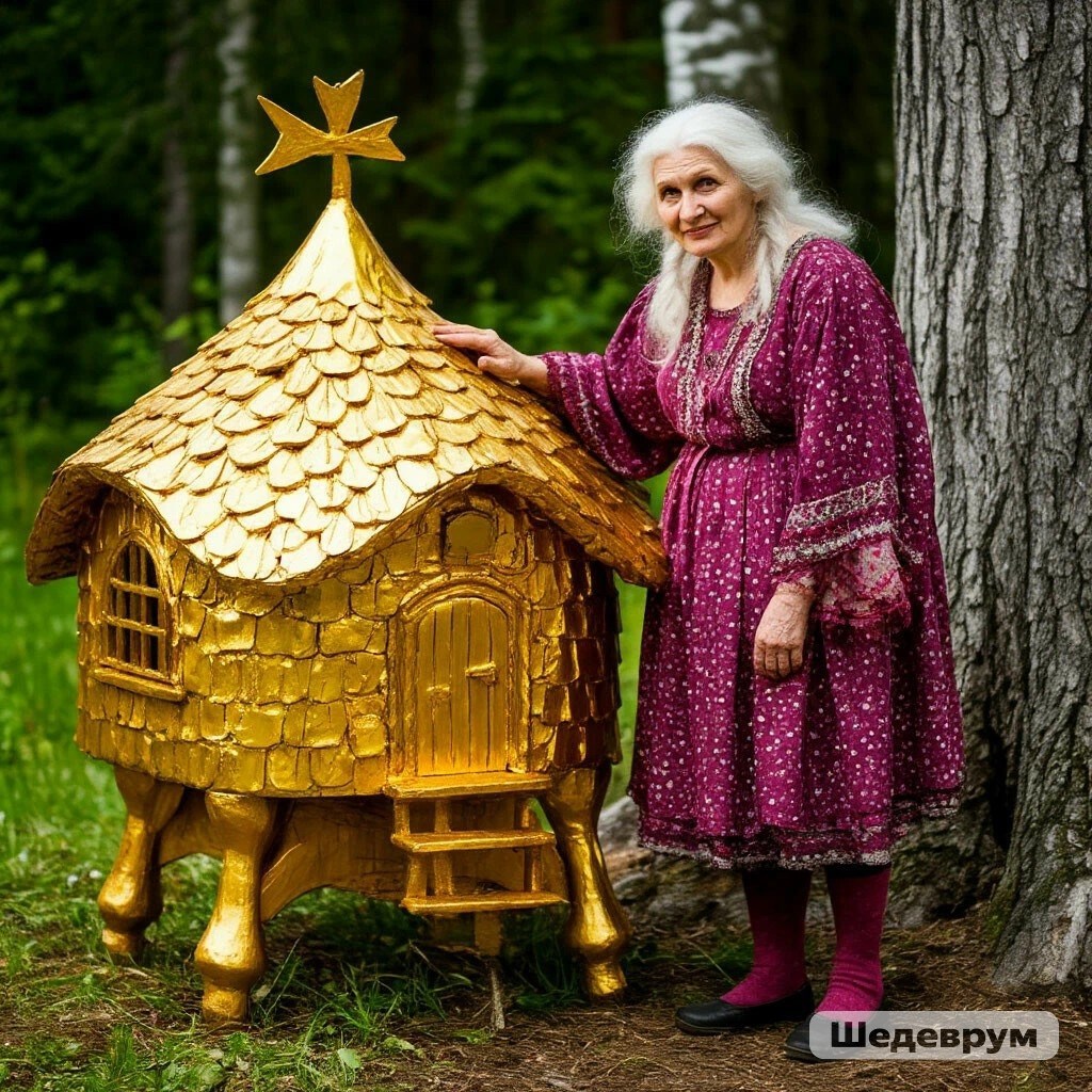 Обложка произведения Сказка про Бабу Ягу и отжатую у неё золотую избушку