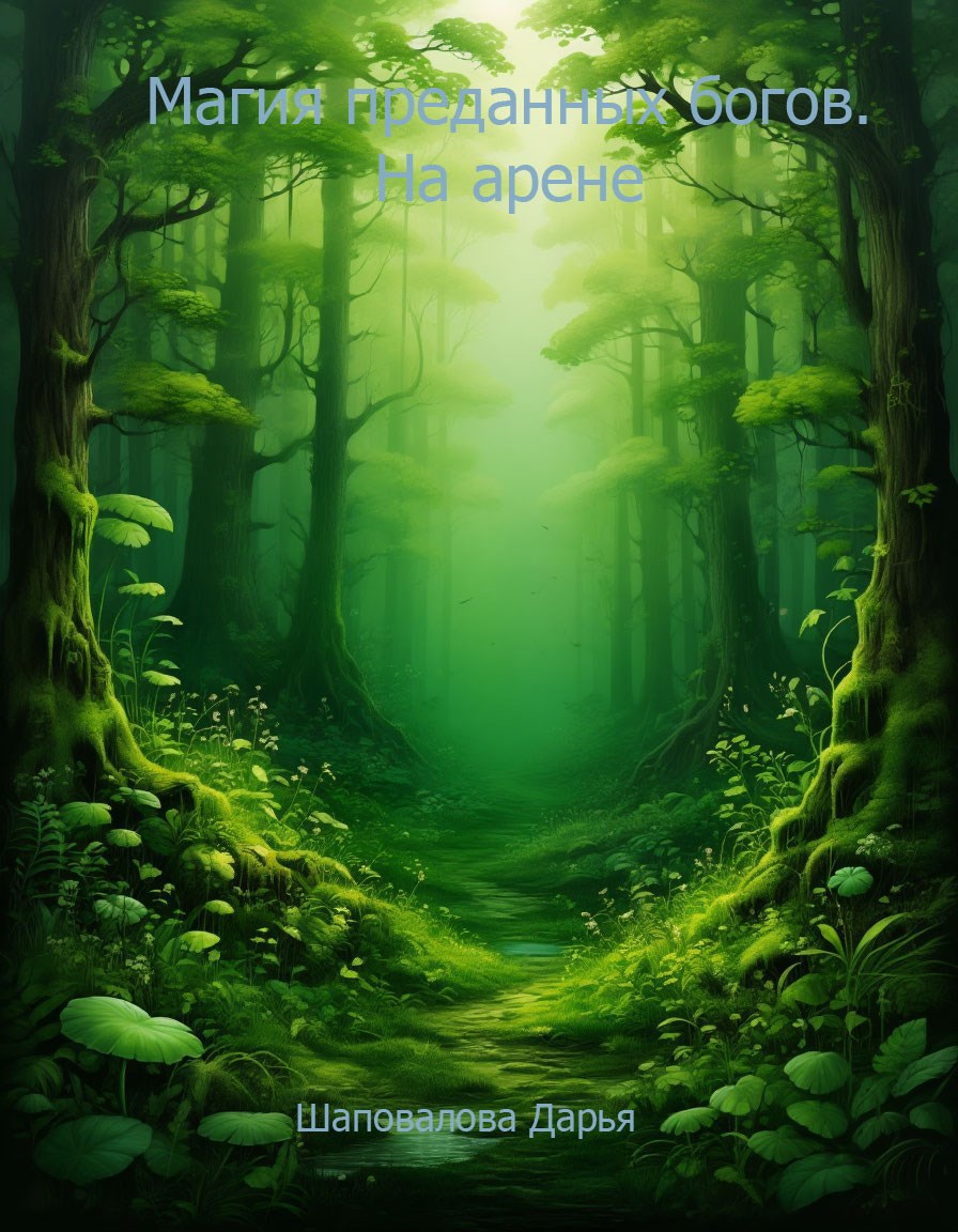 Обложка произведения Магия преданных богов. На арене