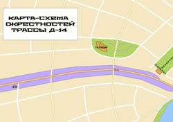 Карта-схема окрестност...