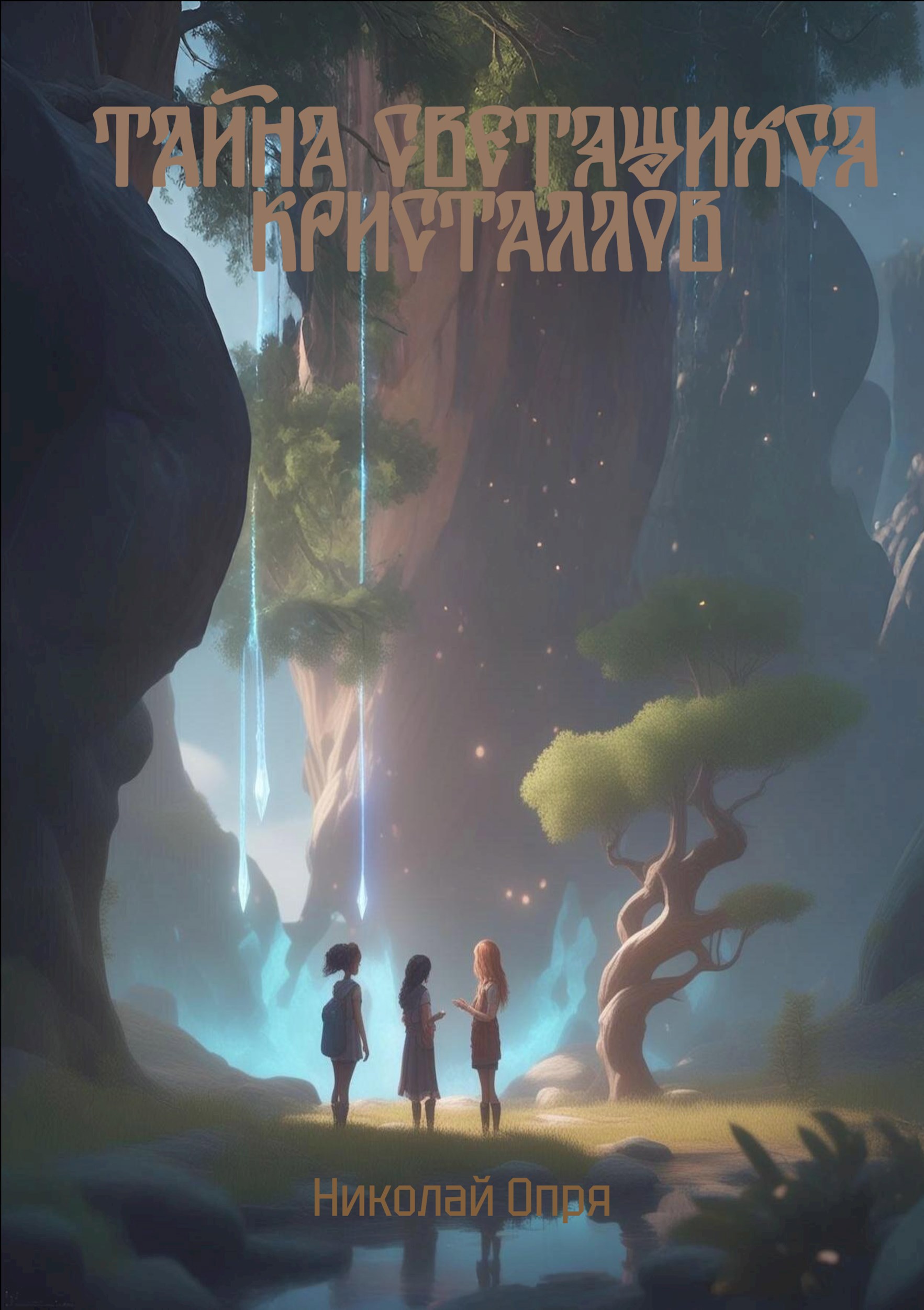 Обложка книги «Тайна светящихся кристаллов»