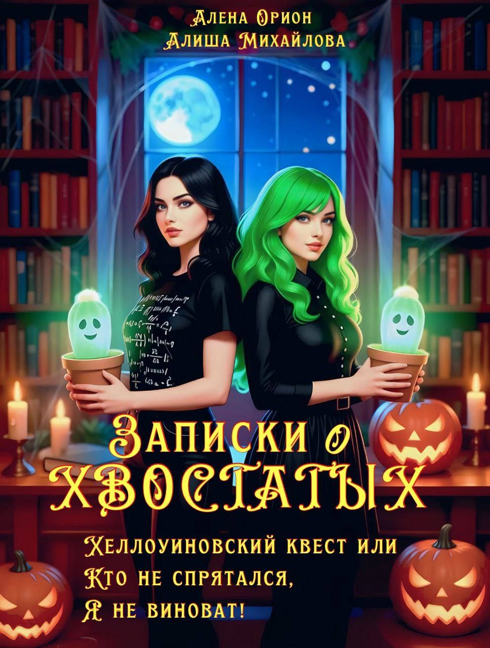 Обложка произведения Записки о хвостатых ( Хэллоуинский квест или Кто не спрятался, я не виноват! )