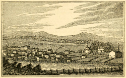 Абингдон, гравюра 19...