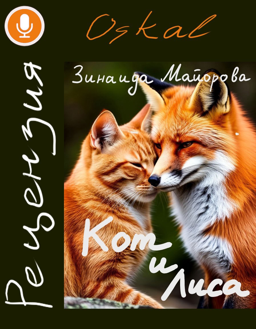 Обложка произведения Рецензия на произведение "Кот и Лиса" Зинаиды Майоровой
