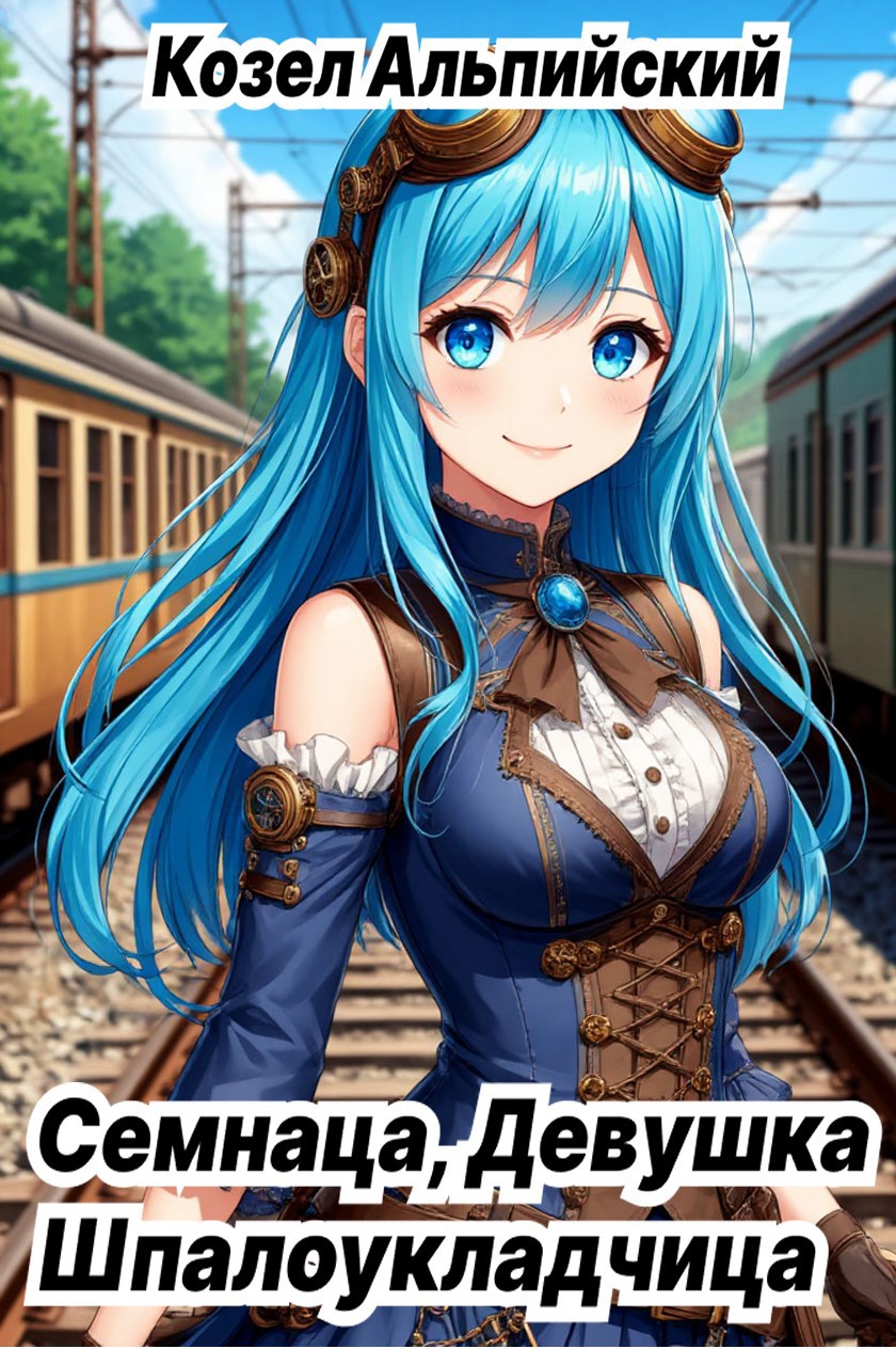 Обложка произведения Семнаца, Девушка Шпалоукладчица