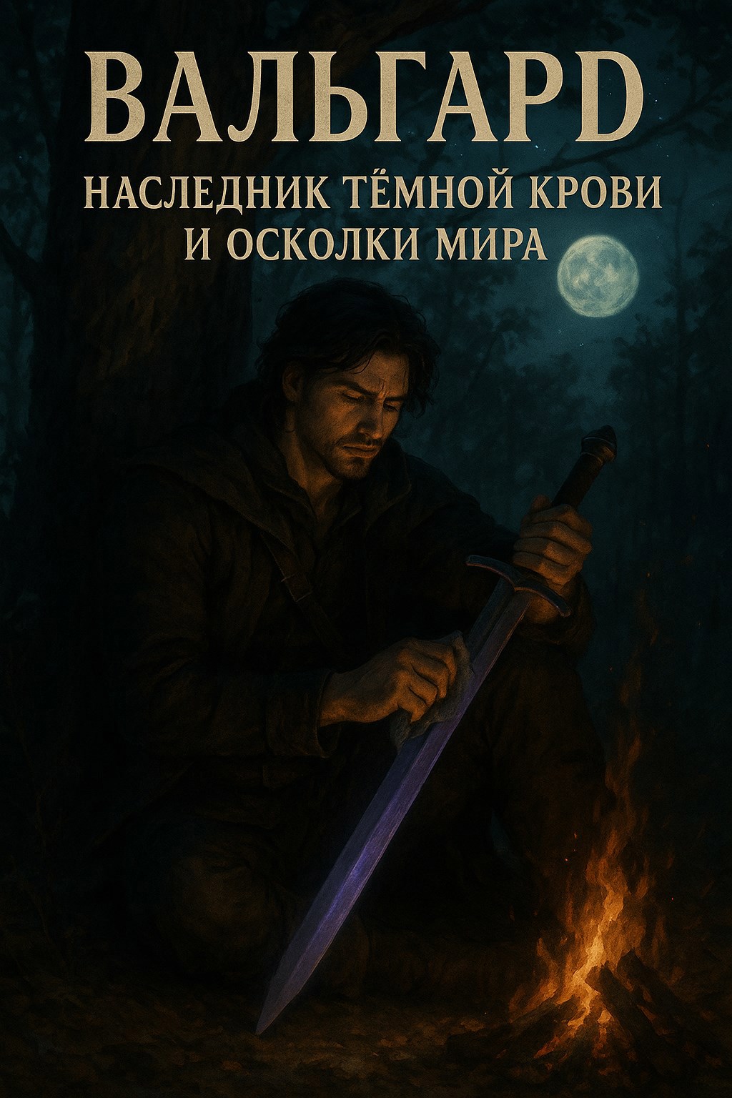 Обложка произведения Вальгард: Наследник тёмной крови и Осколки мира