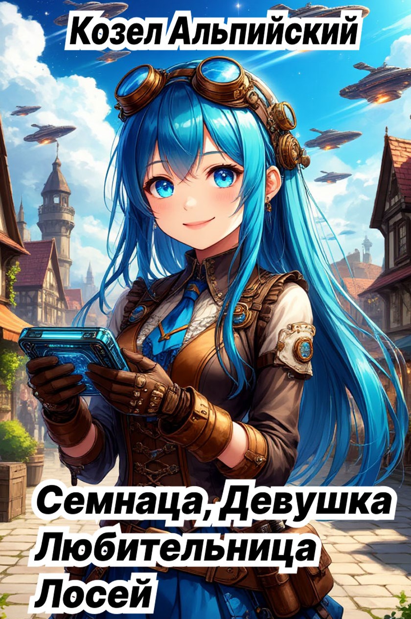 Обложка произведения Семнаца, Девушка Любительница Лосей