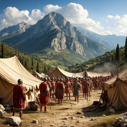 Иллюстрация. Лагерь...